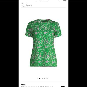 NWOT Cynthia Rowley floral print Tee